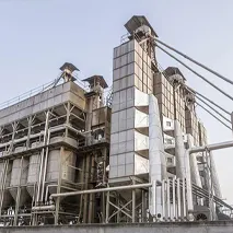 Rice processing plant at the Karnal mill